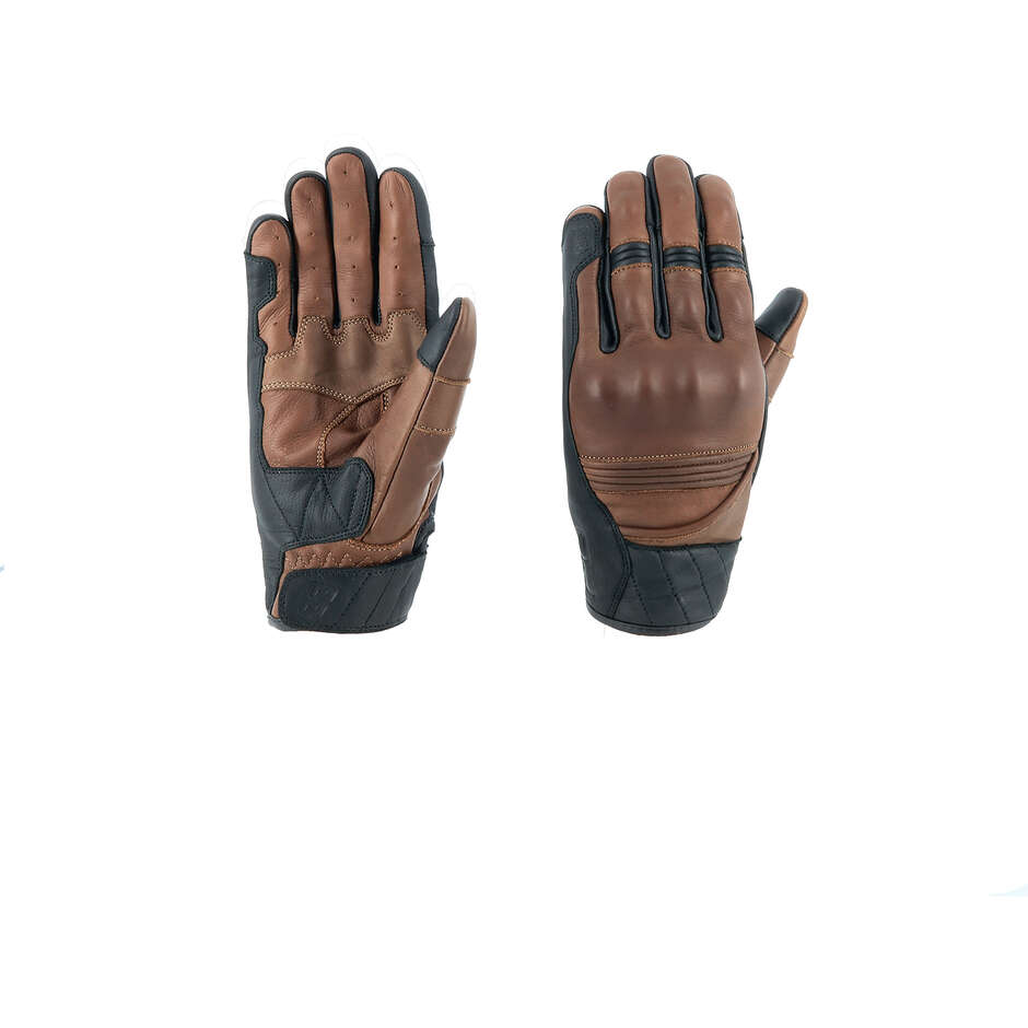OJ RUST braune Motorradhandschuhe