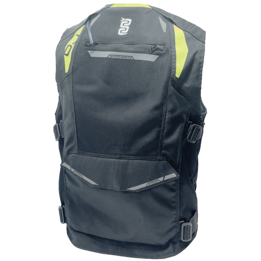 OJ SLED Black Motorcycle Vest