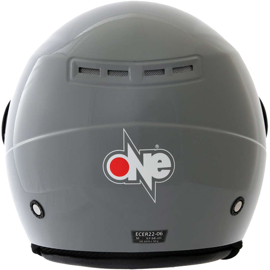 One Gamma 2.0 Jet Motorcycle Helmet with Visor, Nardo Grey