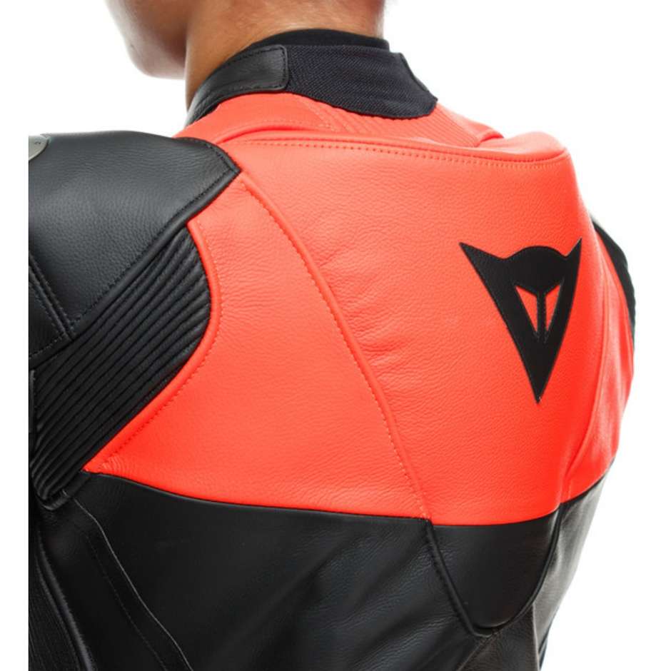 One Piece Professional Child Dainese GEN-Z JUNIOR 1PC Perforated Black Red Fluo Black