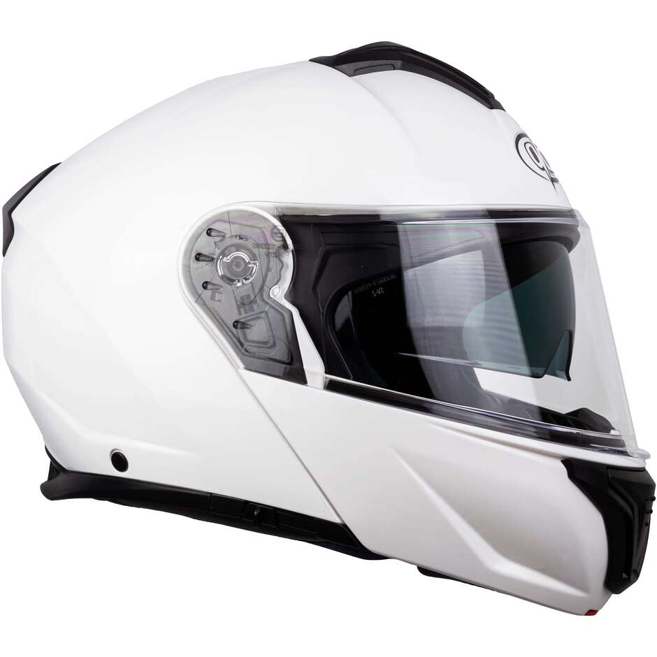 One Urban P/J 22.06 White Modular Motorcycle Helmet