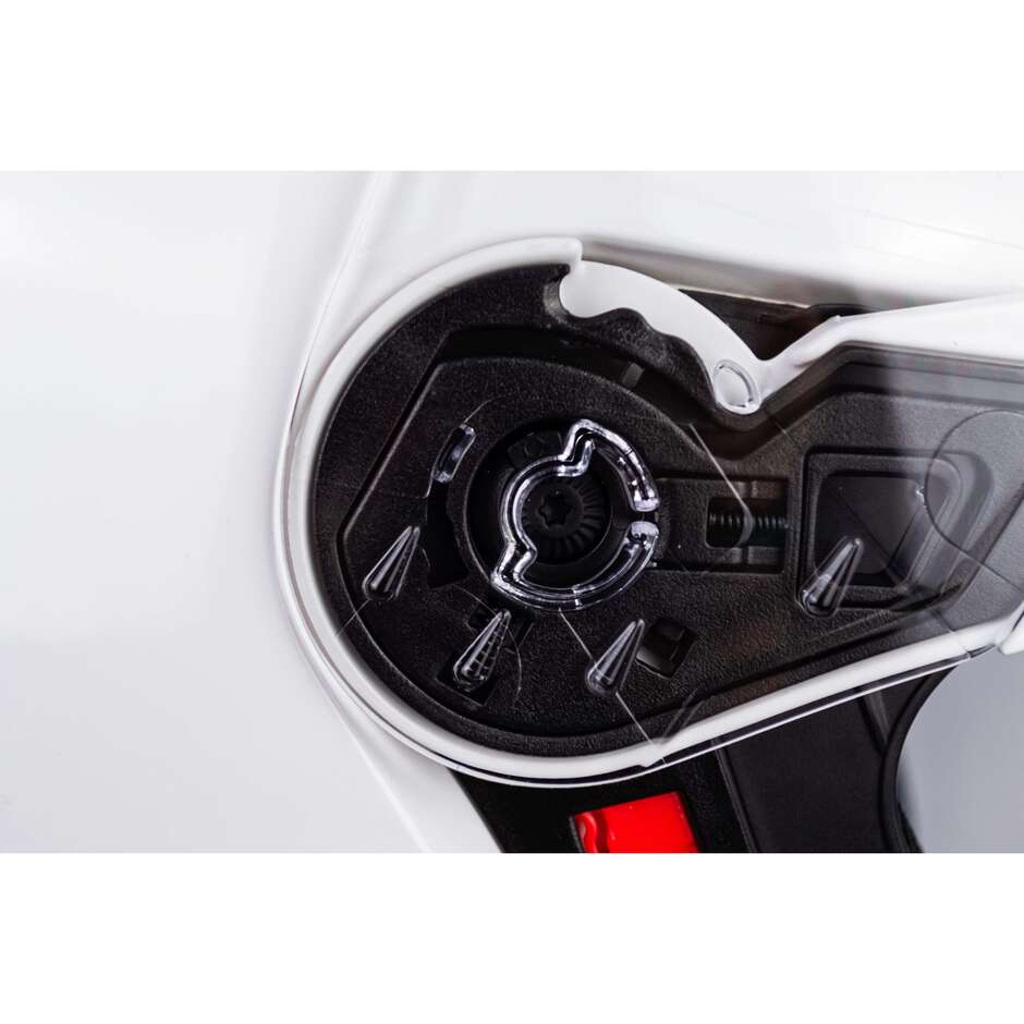 One Urban P/J 22.06 White Modular Motorcycle Helmet