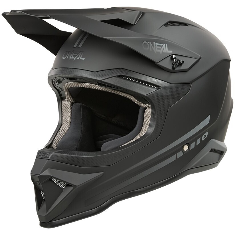 Oneal 1SRS SOLID Cross Enduro Motorcycle Helmet Matt Black