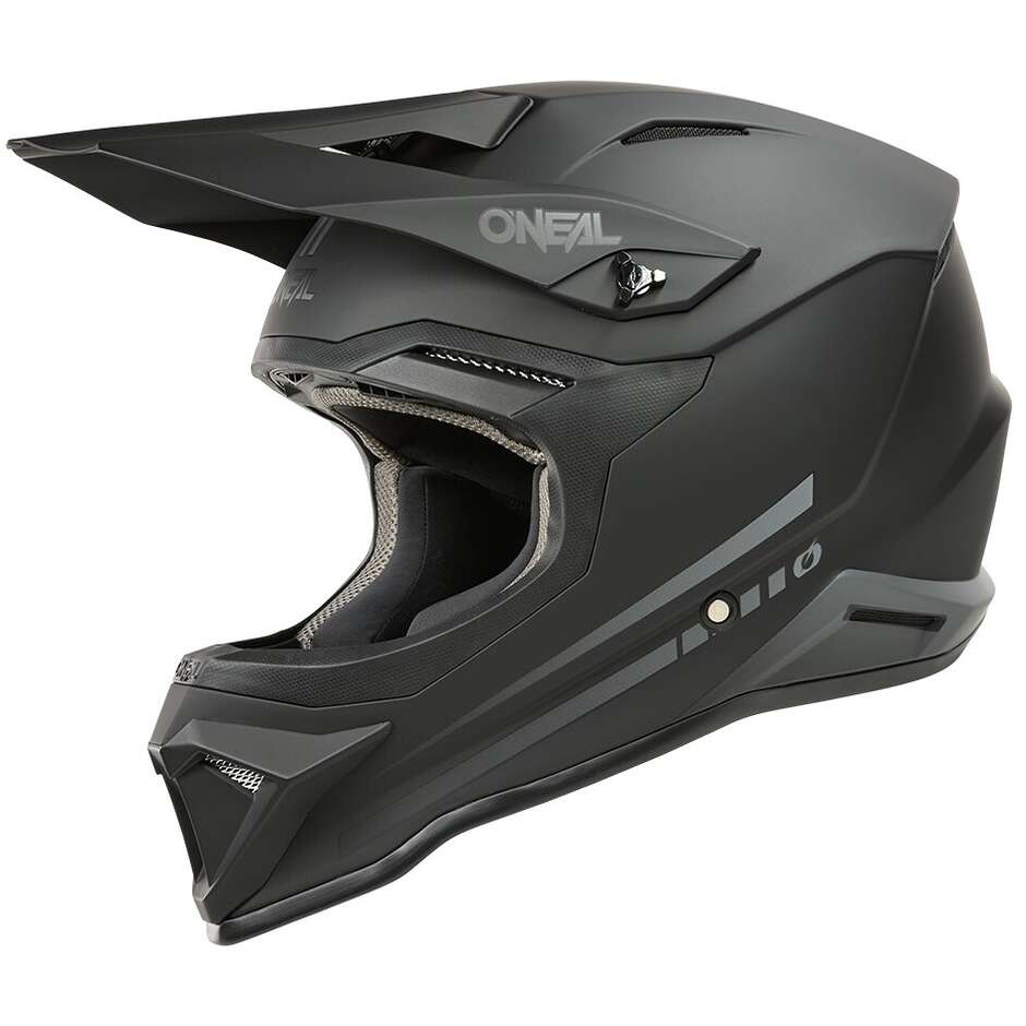 Oneal 1SRS SOLID Cross Enduro Motorcycle Helmet Matt Black