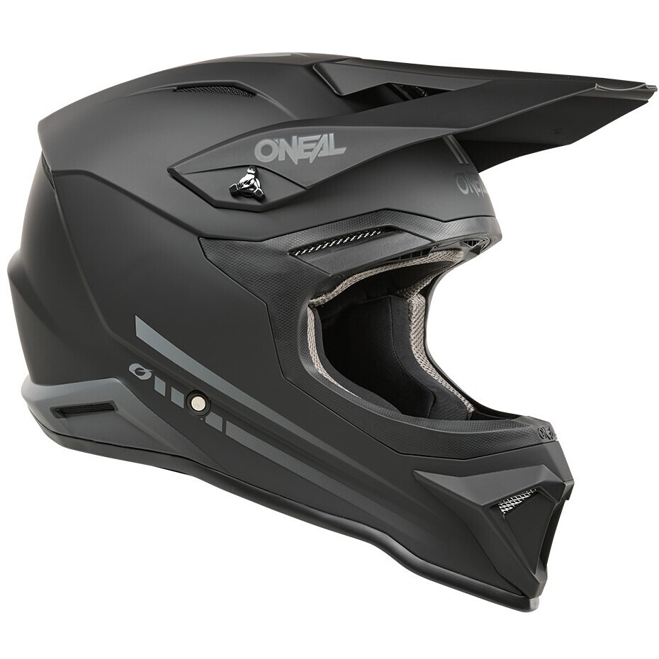 Oneal 1SRS SOLID Cross Enduro Motorcycle Helmet Matt Black