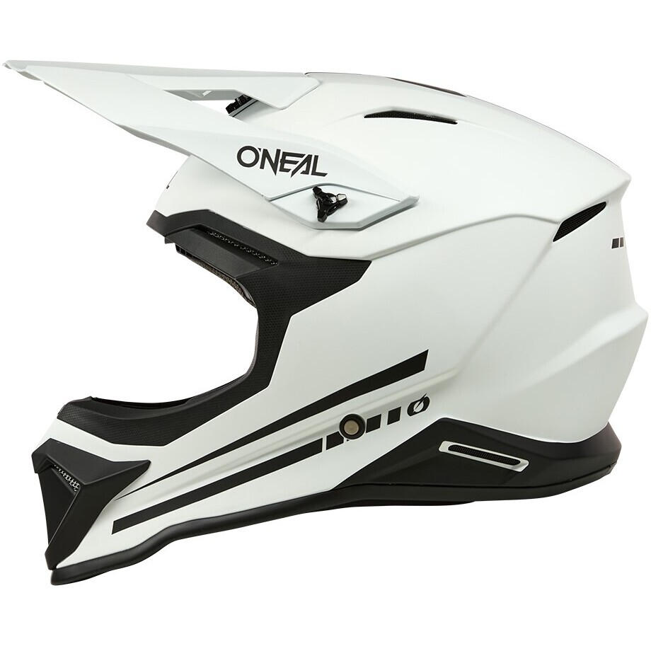 Oneal 1SRS SOLID Weiß Cross Enduro Motorradhelm