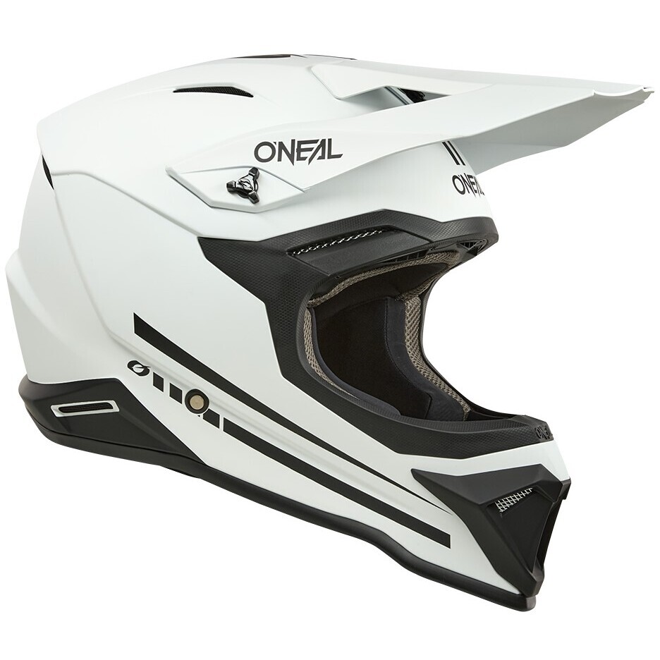 Oneal 1SRS SOLID Weiß Cross Enduro Motorradhelm