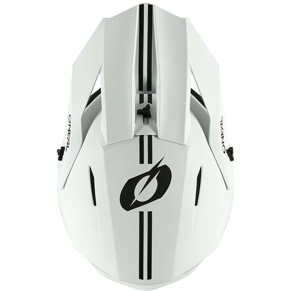 Oneal 1SRS SOLID Weiß Cross Enduro Motorradhelm