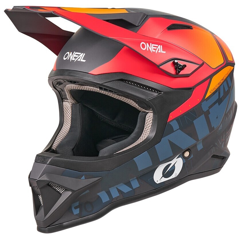 Oneal 1SRS VOLTIXX Cross Enduro Motorcycle Helmet Black Orange