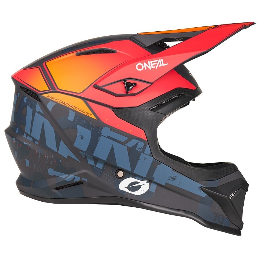 Oneal 1SRS VOLTIXX Cross Enduro Motorcycle Helmet Black Orange