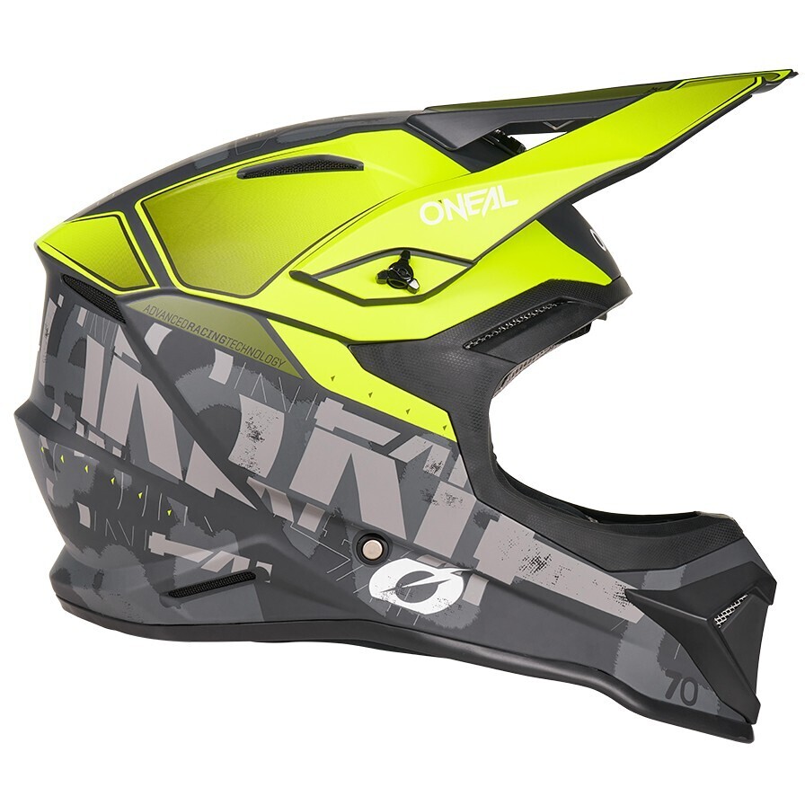 Oneal 1SRS VOLTIXX Cross Enduro Motorradhelm Schwarz Gelb