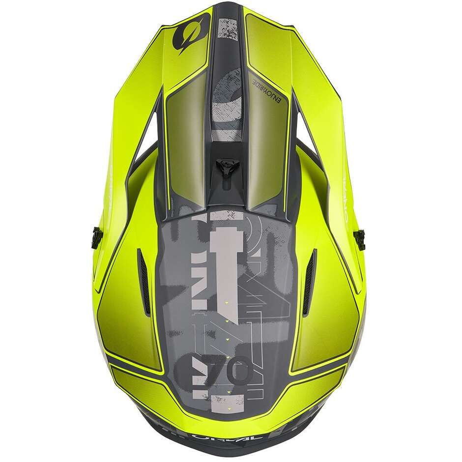 Oneal 1SRS VOLTIXX Cross Enduro Motorradhelm Schwarz Gelb