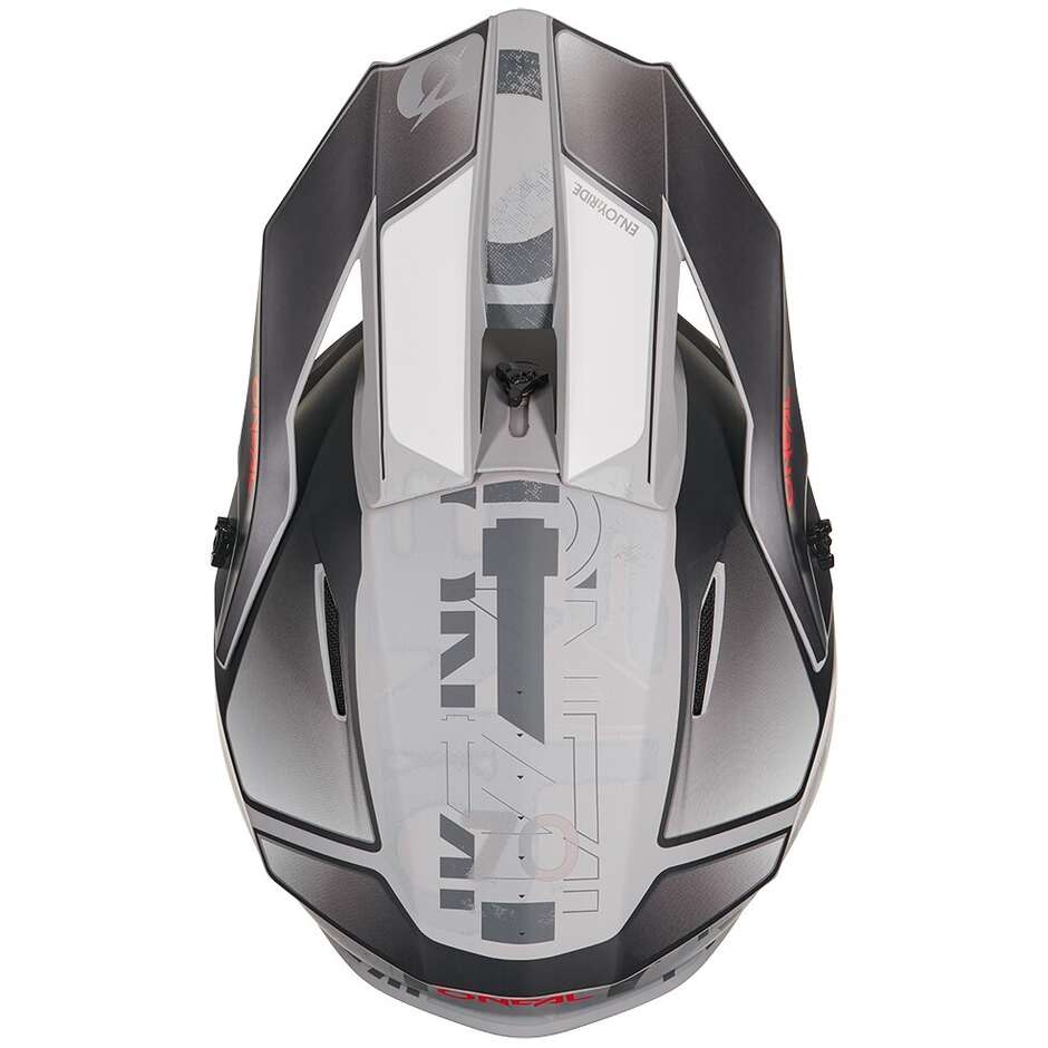 Oneal 1SRS VOLTIXX Cross Enduro Motorradhelm Schwarz Grau
