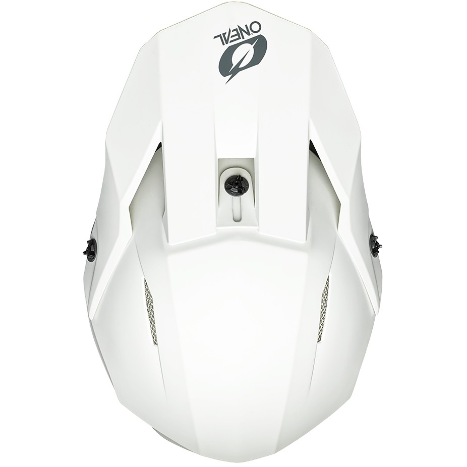 Oneal 3Srs Helm Solid White Enduro Motorradhelm