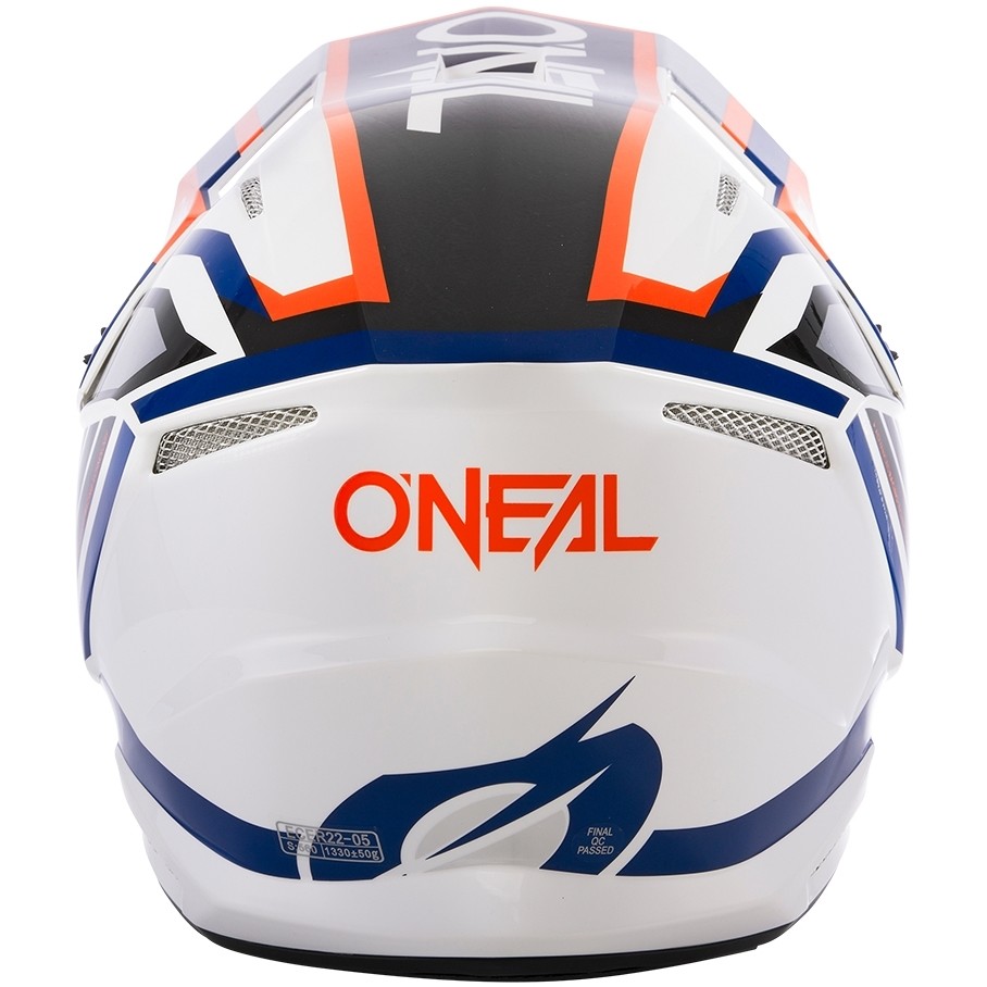 Oneal 3Srs Helmet Vision Cross Enduro Motorcycle Helmet White Black Orange