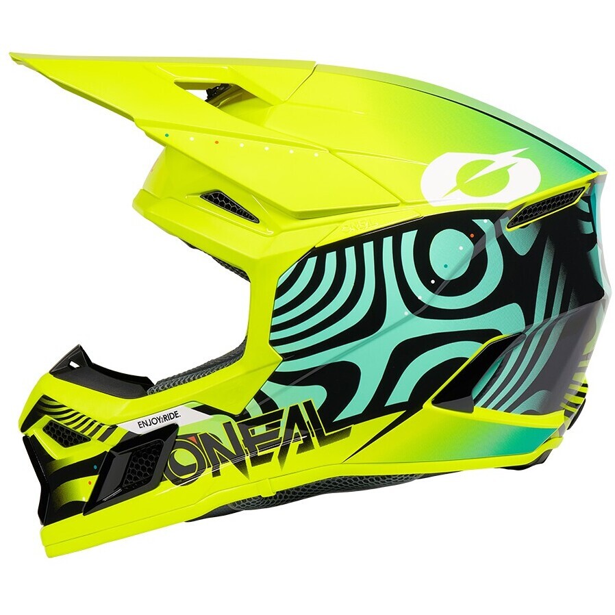 Oneal 3SRS NOVA Kinder-Cross-Enduro-Helm Gelb