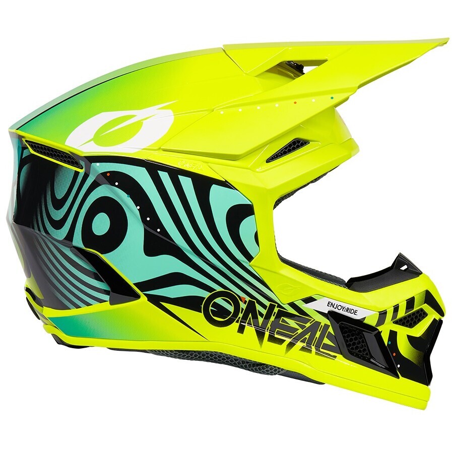 Oneal 3SRS NOVA Kinder-Cross-Enduro-Helm Gelb