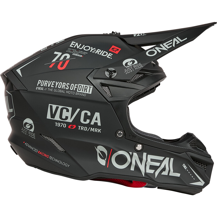 O'NEAL 5SRS BRAND Cross Enduro Motorcycle Helmet Black Grey