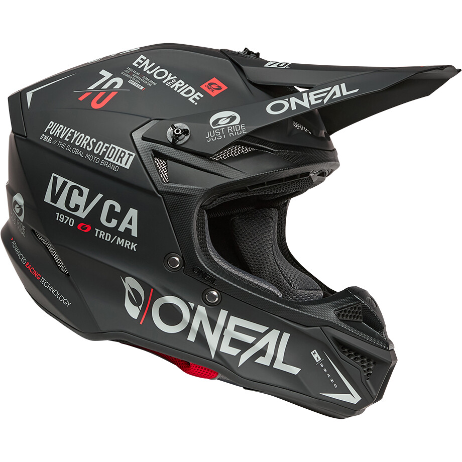 O'NEAL 5SRS BRAND Cross Enduro Motorcycle Helmet Black Grey