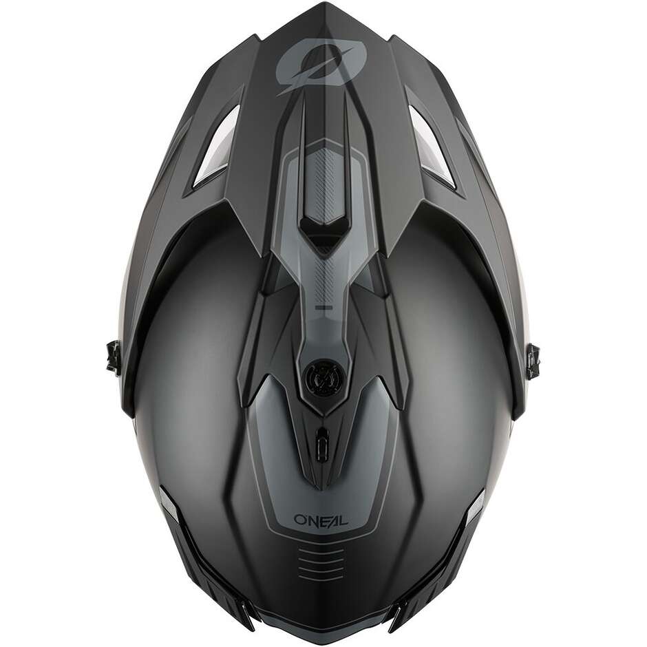 Oneal A-SRS Solid Adventure Full Face Motorcycle Helmet Matt Black