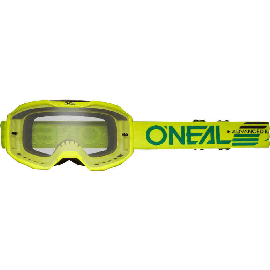 O'NEAL B-10 Cross Enduro Motorradmaske für Kinder SOLID Neongelb