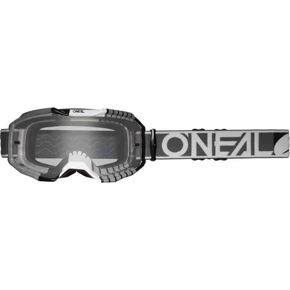 O'NEAL B-10 DUPLEX Cross Enduro Motorcycle Mask Grey/White/Black