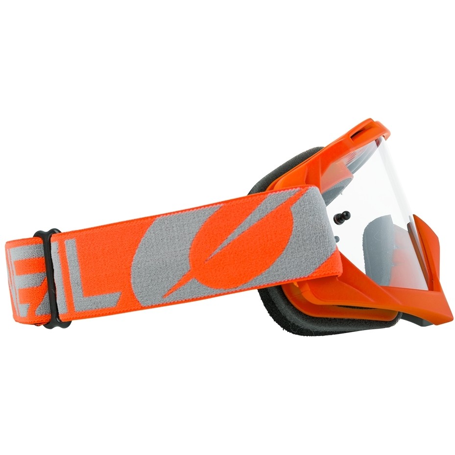 Oneal B 10 Goggle Twoface Cross Enduro Moto Lunettes Orange Gris Ilver Miroir