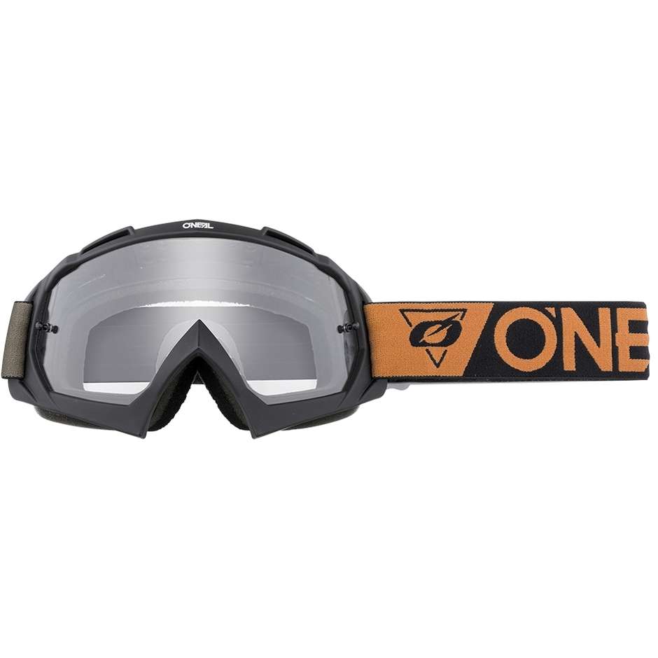 Oneal B 10 Gogglepeedmetal Cross Enduro Motorcycle Glasses Black Brown Clear