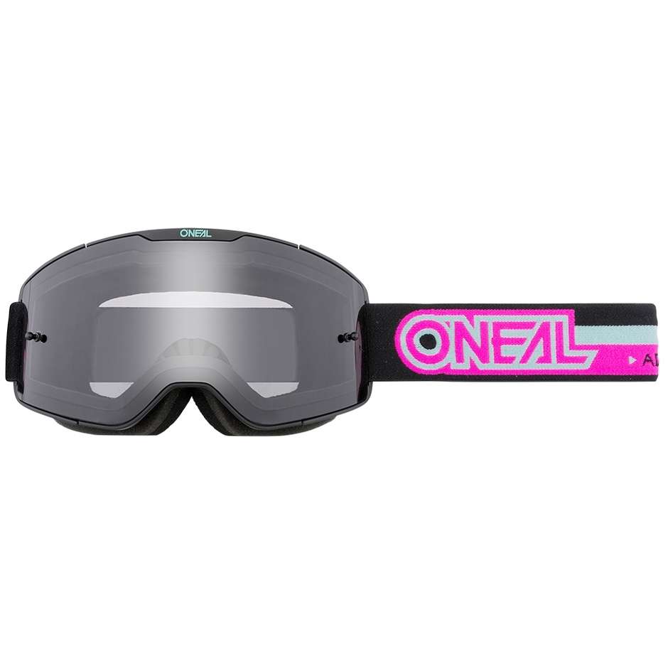Oneal B 20 Goggle Proxy Cross Enduro Lunettes de moto noir rose gris