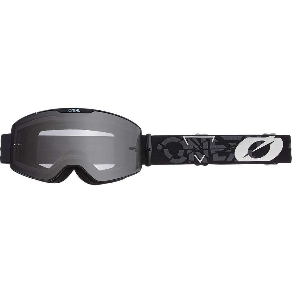 Oneal B 20 V.22 Strain Cross Enduro Motorcycle Glasses Black White