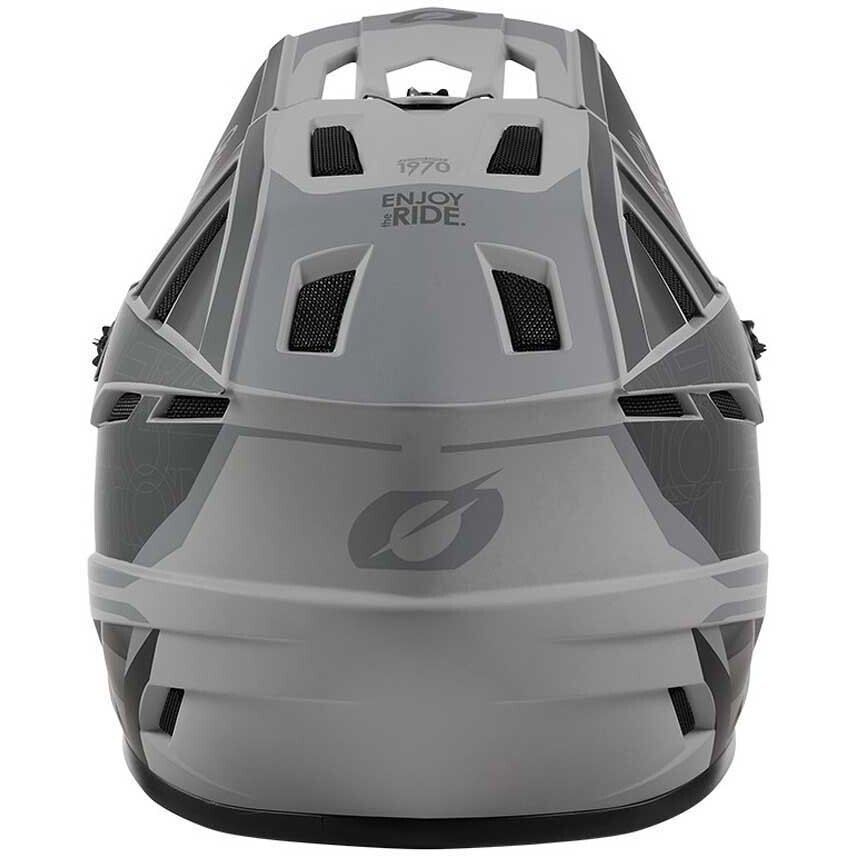 Oneal BACKFLIP ECLIPSE Full Face MTB Bike Helmet Black/Grey