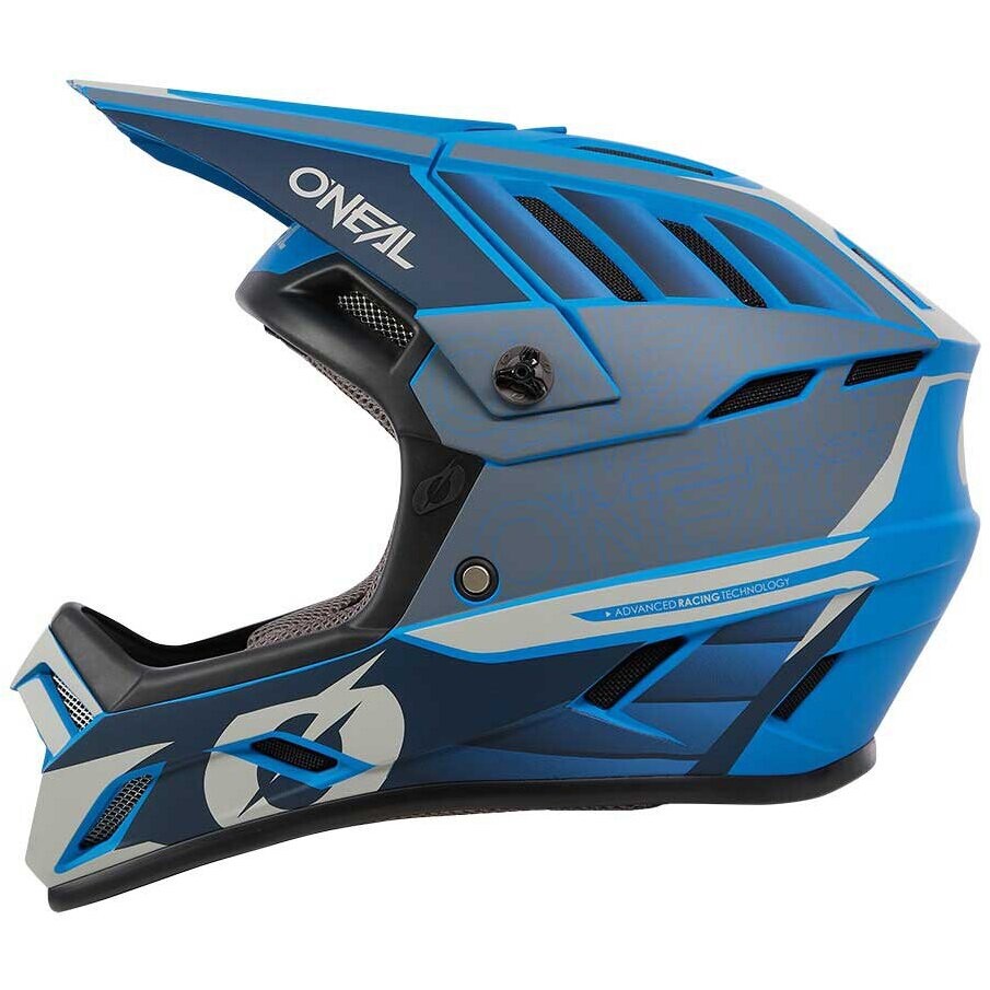 Oneal BACKFLIP ECLIPSE Gray/Blue Full Face MTB Bike Helmet For Sale ...