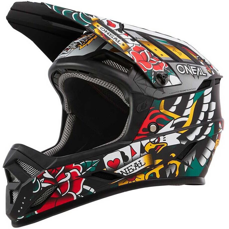 O'neal BACKFLIP INKED Multi Full Face MTB Bike Helmet