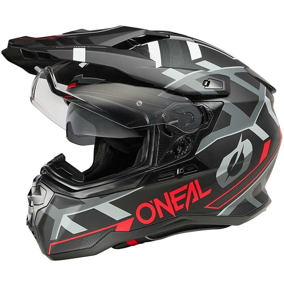 adventure motorcycle helmets oneal DUAL O'NEAL SIERRA R BLACK / GRAY HELMET Majestic Boards Replacement parts available Detailed: 2026 O'Neal range