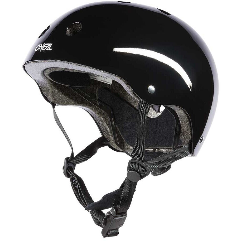 Oneal DIRT LID ICON Single Color Glossy Black MTB Bike Helmet
