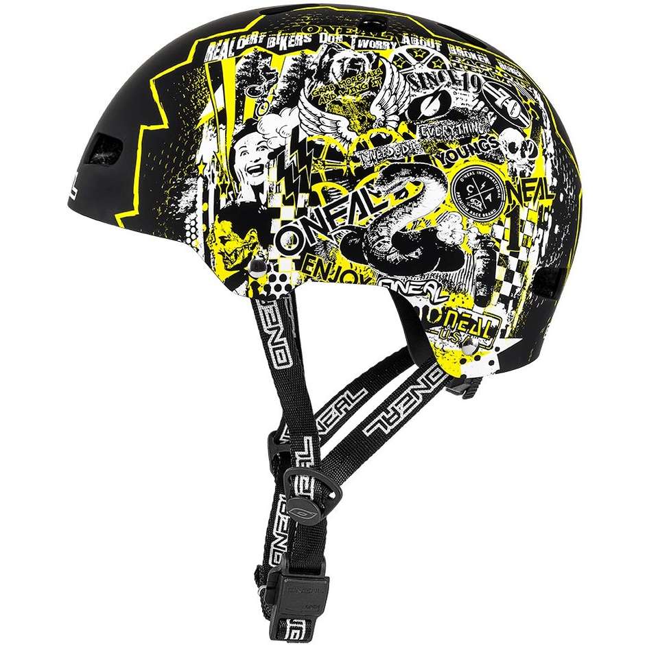 Oneal Dirt Mtb eBike Lid Zf Rift Bicycle Helmet Yellow