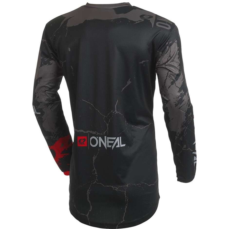 Oneal ELEMENT ACID Motocross Enduro Jersey Black Grey