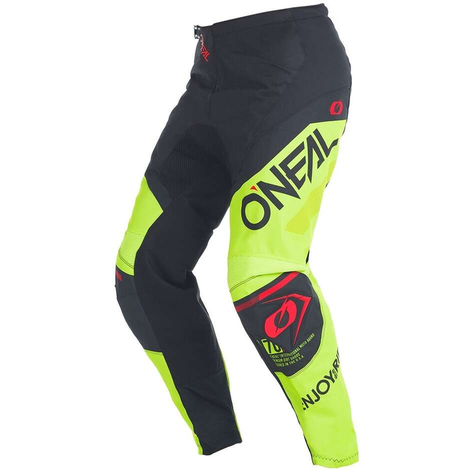 Oneal ELEMENT FACTOR Motocross Enduro Pants Black Yellow