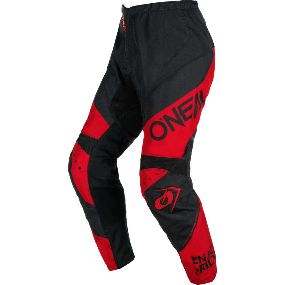 Oneal ELEMENT RACEWEAR Cross Enduro Motorcycle Pants Black/Red