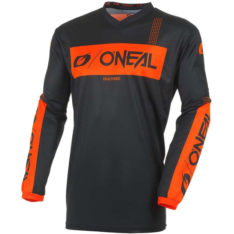 Oneal ELEMENT RACEWEAR Motocross Enduro Jersey Black Orange