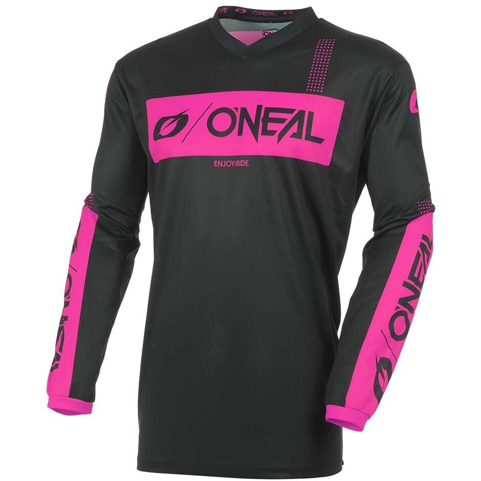 Oneal ELEMENT RACEWEAR Women's Cross Enduro Jersey Black Pink