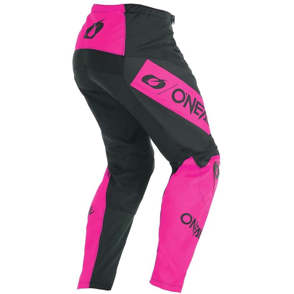 Oneal ELEMENT RACEWEAR Women's Cross Enduro Motorcycle Pants Black Pink