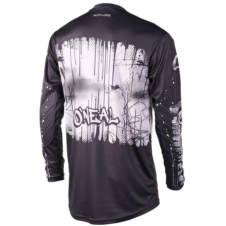 Oneal ELEMENT RANCID Kids' Cross Enduro Jersey Black/Grey