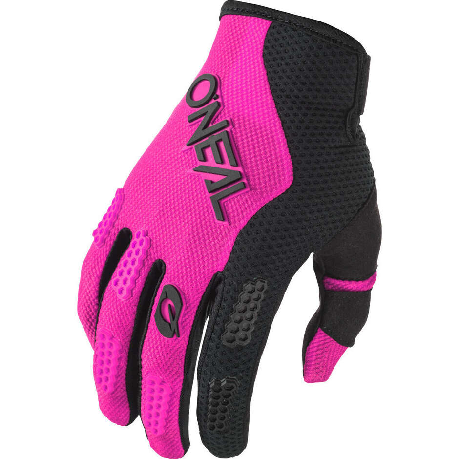 O'neal ELEMENT Women's Cross Enduro Motorcycle Gloves Black/Pink