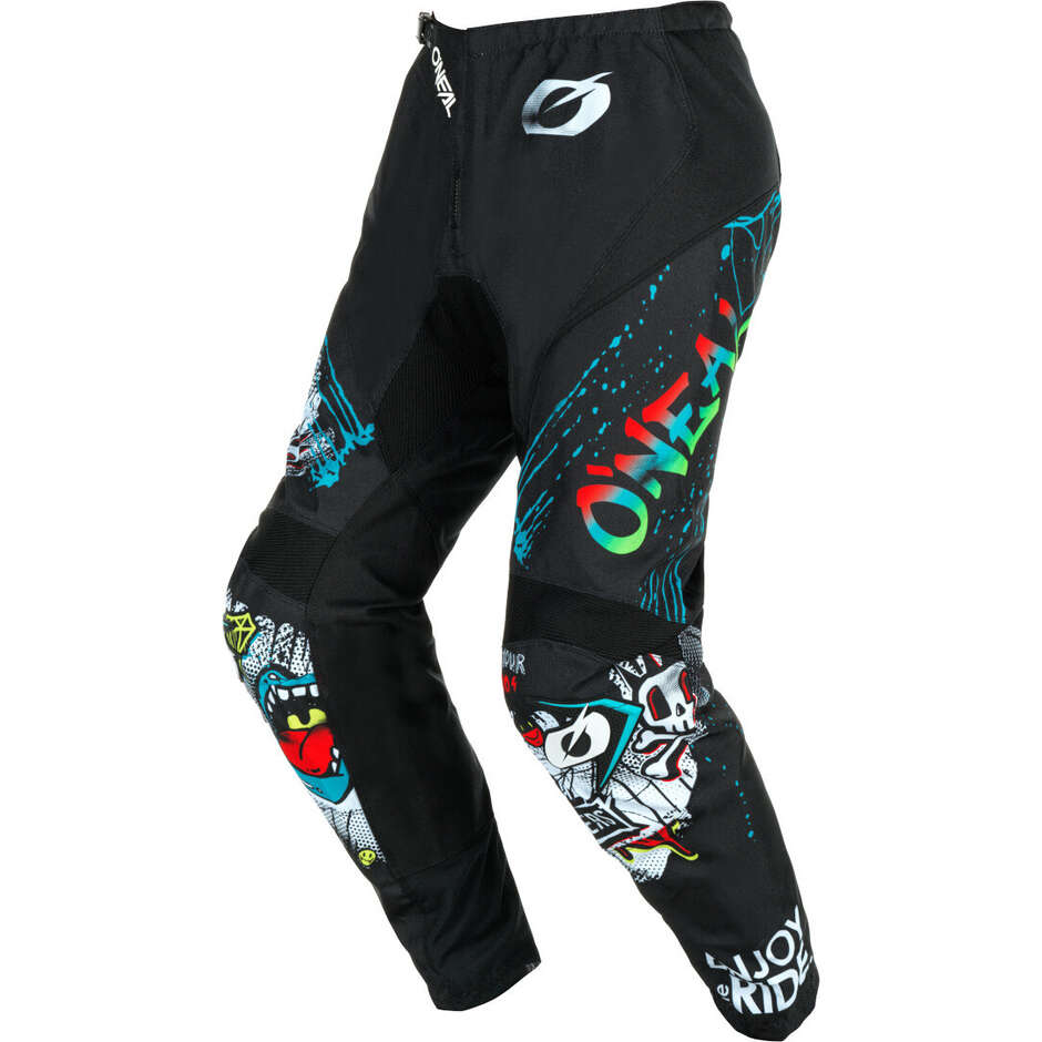Oneal ELEMENT Youth RANCID Child Cross Enduro Motorcycle Pants Black/white