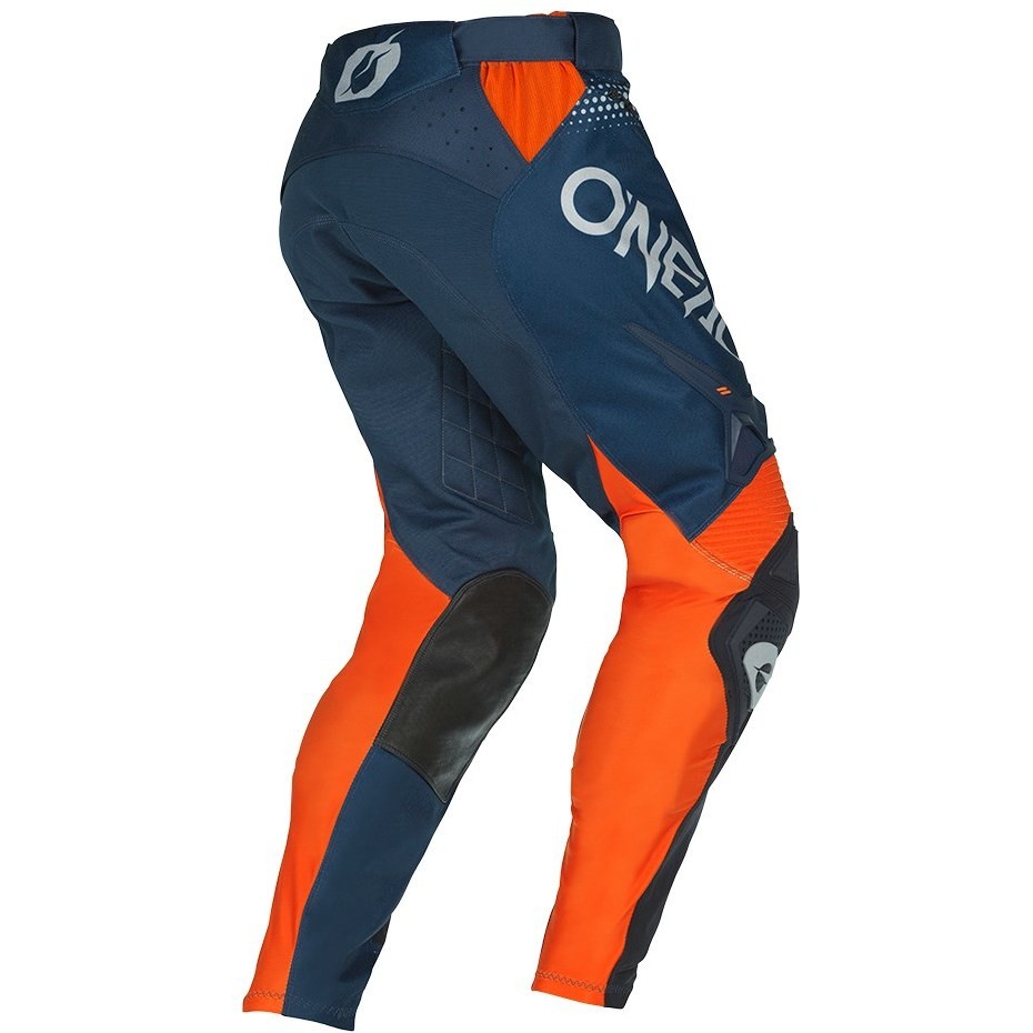 Oneal Hardwear V.22 Haze Blue Orange Cross Enduro Motorcycle Pants