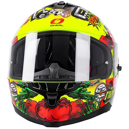 O'neal Integral Motorcycle Helmet Challenger Double Visor CRANK Yellow