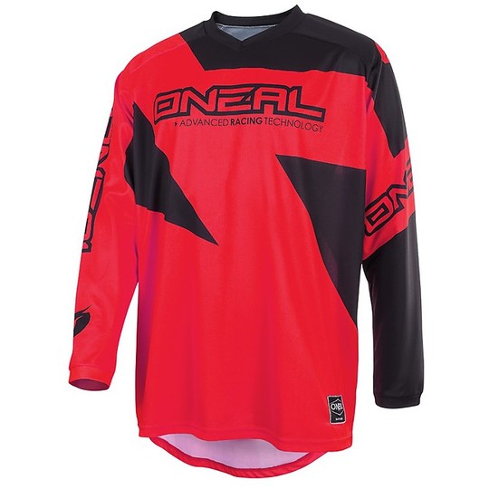 Oneal Matrix Cross Enduro Moto Jersey Jersey Ridewear Neon Red