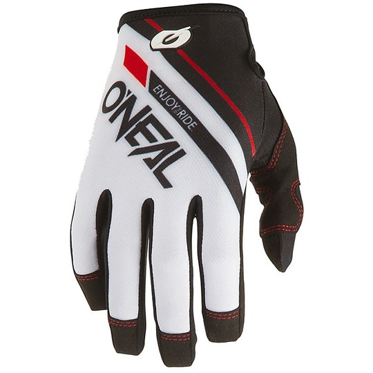 Oneal Mayhem Rizer White Cross Enduro Motorcycle Gloves