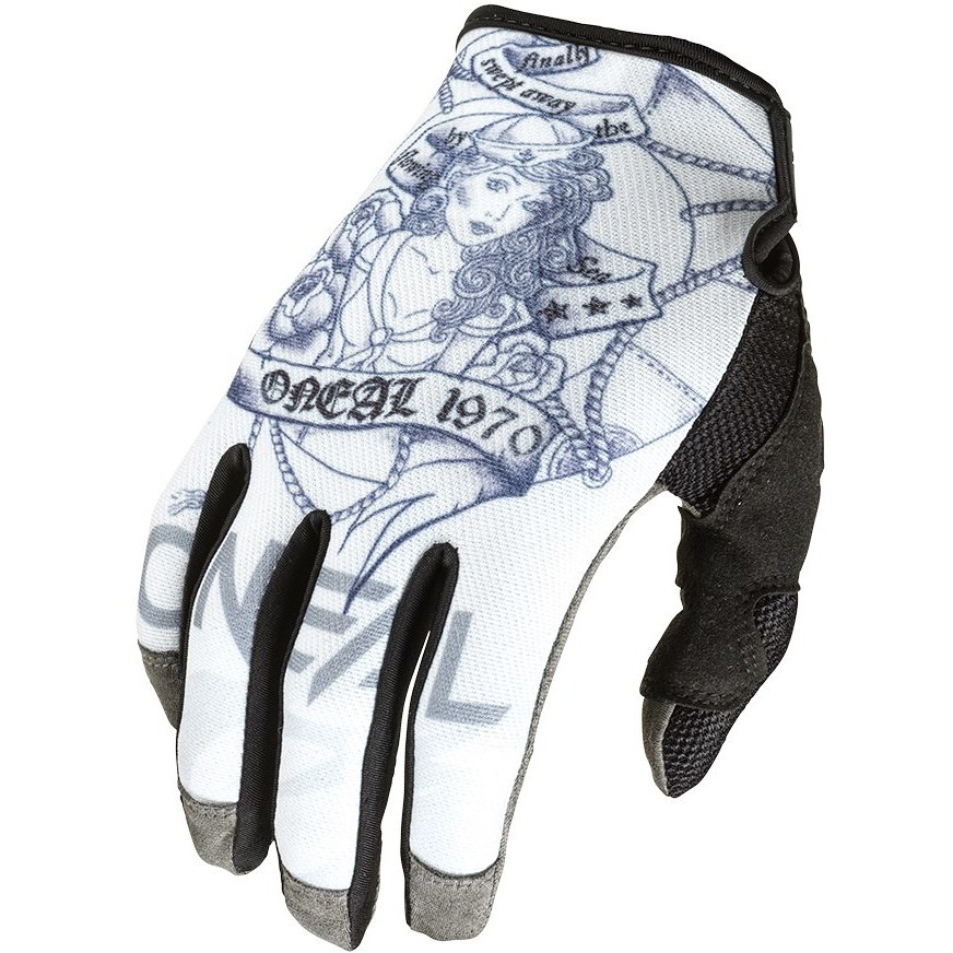 Oneal Mayhem V.22 Sailor White Cross Enduro Motorcycle Gloves
